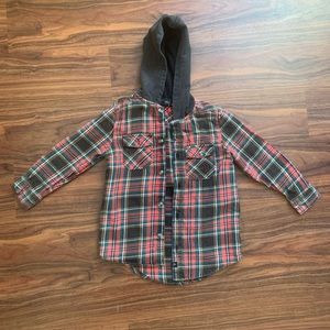 Boys flannel sweatshirt